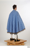  Photos Man in Historical Dress 26 16th century Blue suit Historical Clothing a poses blue cloak whole body 0014.jpg